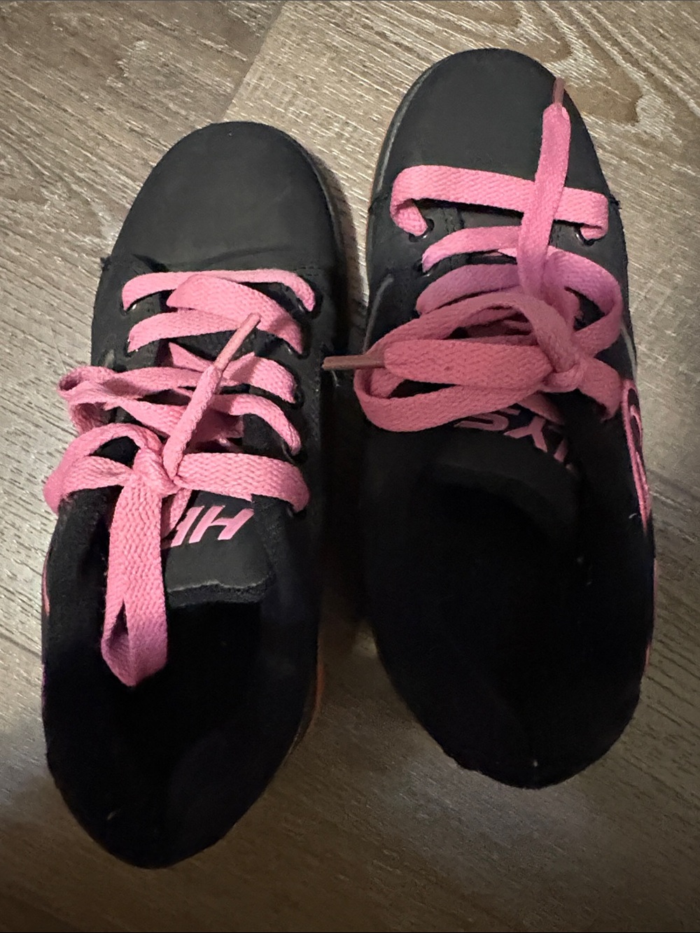 Heelys Black Sneakers with Pink Laces - Kids